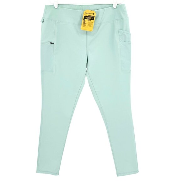 Carhartt Womens Force Fitted Lightweight Green Utility Legging Sz XL (16-18) NWT - Picture 1 of 12